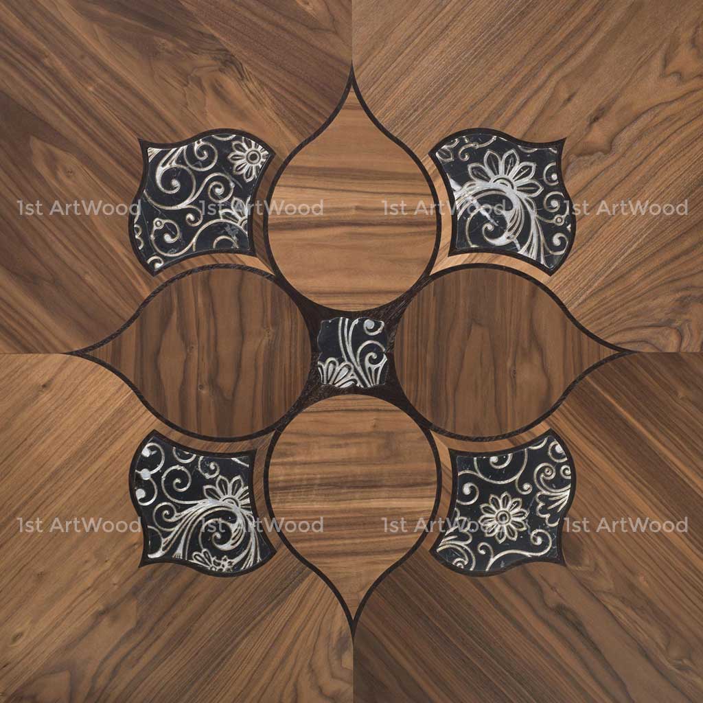 Sàn gỗ hoa văn DROP LEAF AT-V634